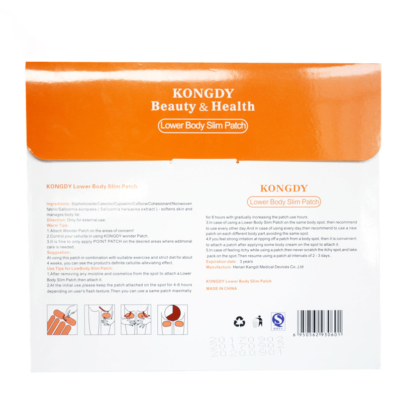 Kongdy|​Natural Ingredients Leg Slim Patch OEM Service